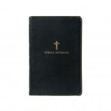 Bíblia ACF, Letra grande, Fonte Leitura Perfeita, Capa luxo Preta