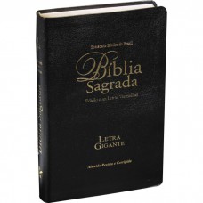 Bíblia Sagrada ARC, Letra Gigante, com palavras de Jesus destacadas, com índice, Capa Couro Sintético Preta Bíblia Sagrada ARC, Letra Gigante, com palavras de Jesus destacadas, com índice, Capa Couro Sintético Preta