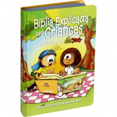 Bíblia Explicada para Crianças Mig & Meg NTLH | SBB | Bíblia Explicada Mig e Meg - Capa dura ilustrada