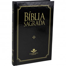 Bíblia Sagrada ARC, Letra Regular, com mapa, Capa Dura Preta