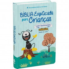 Bíblia Sagrada NTLH de Estudo para Criança Smilinguido, Letra Regular, com mapa, Capa Dura Ilustrada: Azul-claro