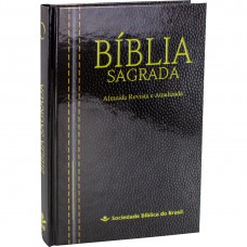 Bíblia Sagrada ARA, Letra Regular, Capa Dura Preta