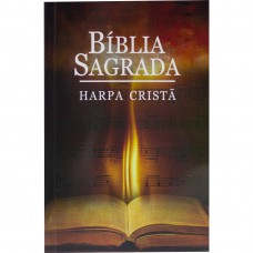 Bíblia Sagrada Letra Grande com Harpa Cristã - Capa ilustrada