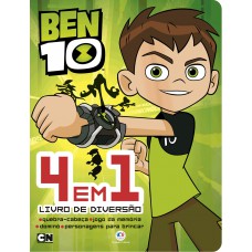 Ben 10 - 4 em 1 - Livro de diversão Ben 10 - 4 em 1 - Livro de diversão