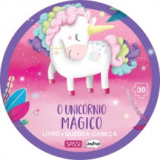 O Unicórnio mágico: livro + quebra-cabeça gigante