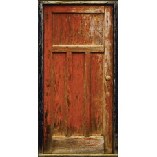 Uma porta para um quarto escuro