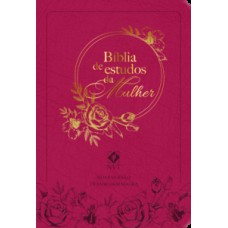 Bíblia NVT de Estudo da Mulher, Letra Grande, com índice e estudos e reflexões devocionais de gênesis a apocalipse, Capa Couro ecológico Rosa