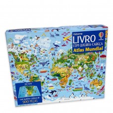Atlas Mundial: Livro Com Quebra-Cabeça