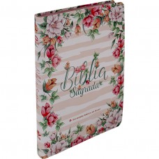 Bíblia Sagrada NAA para Mulher, Letra Regular, Capa Semi Flexível Floral Bíblia Sagrada NAA para Mulher, Letra Regular, Capa Semi Flexível Floral