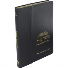 Bíblia Sagrada NAA, Letra Regular, Capa Couro Legítimo Preta Bíblia Sagrada NAA, Letra Regular, Capa Couro Legítimo Preta