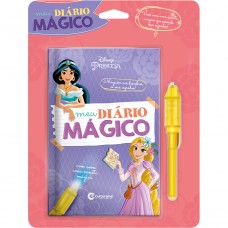 Meu Diário Mágico com caneta Princesas