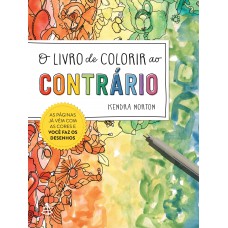O livro de colorir ao contrário