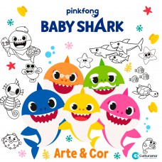Arte e cor Baby Shark