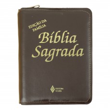 Bíblia Sagrada - Ed. Família média zíper