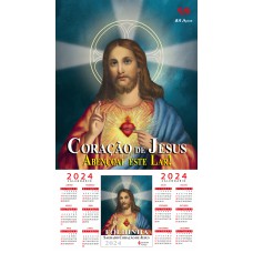 Folhinha do Sagrado Coração de Jesus 2024 Folhinha do Sagrado Coração de Jesus 2024