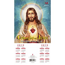 Folhinha do Sagrado Coração de Jesus 2019 Folhinha do Sagrado Coração de Jesus 2019