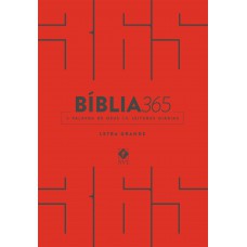 Bíblia 365 - Letra Grande - Vermelha