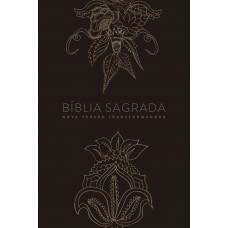Bíblia NVT, Letra Regular, Capa Dura Indian Flowers Dourada