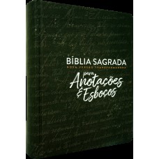 Bíblia NVT Journaling, Letra Regular, Com Espaço Para Anotação, Capa Dura Preta