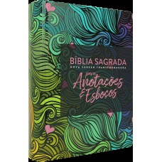 Bíblia NVT Journaling, Letra Regular, Com Espaço Para Anotação, Capa Dura Colorida