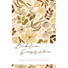 Bíblia NVT Floral Creme Slim - Letra Maior
