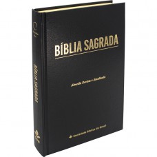 Bíblia Sagrada ARA, Letra Grande, com mapa, Capa Dura Preta