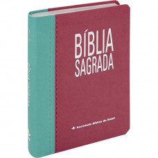 Bíblia Sagrada ARA para Mulher, Letra Gigante, com índice, Capa Couro Sintético Rosa Duotone