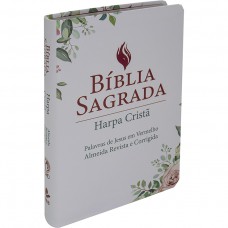 Bíblia Sagrada ARC para Mulher, Letra Grande, com palavras de Jesus destacadas, Capa Couro Sintético Branca