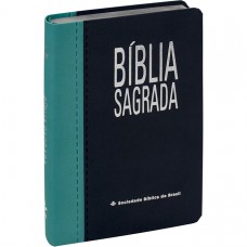 Bíblia Sagrada NAA, Letra Grande, Capa Couro Sintético Azul Bíblia Sagrada NAA, Letra Grande, Capa Couro Sintético Azul