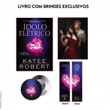 Ídolo Elétrico + Pôster + Botton + Marca-página Ídolo Elétrico + Pôster + Botton + Marca-página