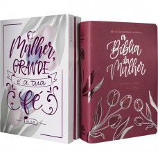 A Bíblia da Mulher ARC Nova Edição, Letra Regular, com mapa, Tamanho Grande, Capa Couro Sintético Rosa A Bíblia da Mulher ARC Nova Edição, Letra Regular, com mapa, Tamanho Grande, Capa Couro Sintético Rosa