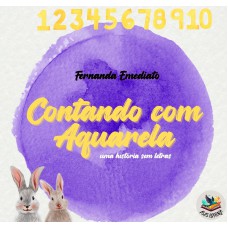 Contando com aquarela Contando com aquarela