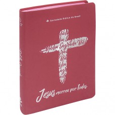 Bíblia Sagrada NAA para Mulher, Letra Grande, Capa Couro Sintético Rosa Pink Bíblia Sagrada NAA para Mulher, Letra Grande, Capa Couro Sintético Rosa Pink