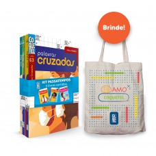 Kit promocional Coquetel com 3 livros Passatempos + Sacola brinde Kit promocional Coquetel com 3 livros Passatempos + Sacola brinde
