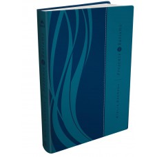 Bíblia Presente de Batismo, NVI, Capa luxo azul