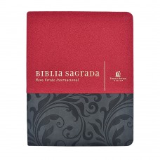 Bíblia NVI com Espaço para Anotações, Capa luxo vermelha, Leitura Perfeita