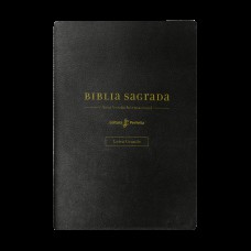Bíblia NVI, Letra grande, Fonte Leitura Perfeita, com espaço para anotações, Capa luxo Preta