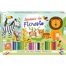 Meu Incrível LIVRO Brilhante para Colorir: Animais da Floresta