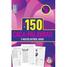 Livro Coquetel Mais de 150 Caça-Palavras Nível Fácil Ed 30 Livro Coquetel Mais de 150 Caça-Palavras Nível Fácil Ed 30
