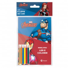 Solapa Pop Minilivro Ler E Colorir Com Lápis - Vingadores Solapa Pop Minilivro Ler E Colorir Com Lápis - Vingadores