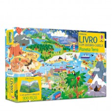 Planeta Terra: Livro com quebra-cabeça