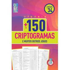 Livro Coquetel Mais de 150 Criptogramas Nível Médio Ed 34 Livro Coquetel Mais de 150 Criptogramas Nível Médio Ed 34