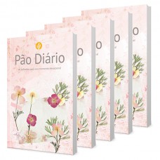 Devocional Pão Diário - Feminino - Kit com 5 unidades Devocional Pão Diário - Feminino - Kit com 5 unidades