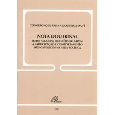 Nota doutrinal sobre algumas questões relativas à... - Doc. 11