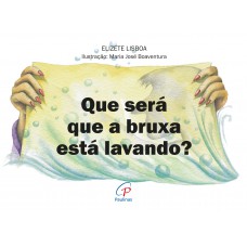 O que será que a bruxa está lavando? - com braile