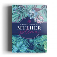 Bíblia NVI de estudo da Mulher Plena - Tropicalis Tiffany