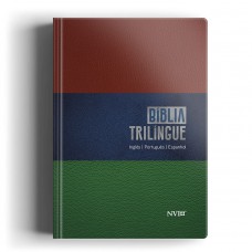 Bíblia NVI - Trilíngue extra gigante - Neutra