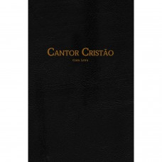 Cantor Cristão médio com letra - Flexível preto Cantor Cristão médio com letra - Flexível preto