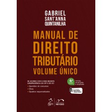 Manual de Direito Tributário - Volume Único - 4ª Edição 2024