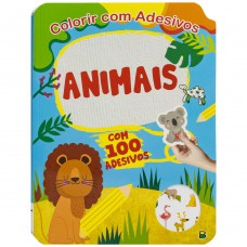 Colorir com Adesivos: Animais Colorir com Adesivos: Animais
